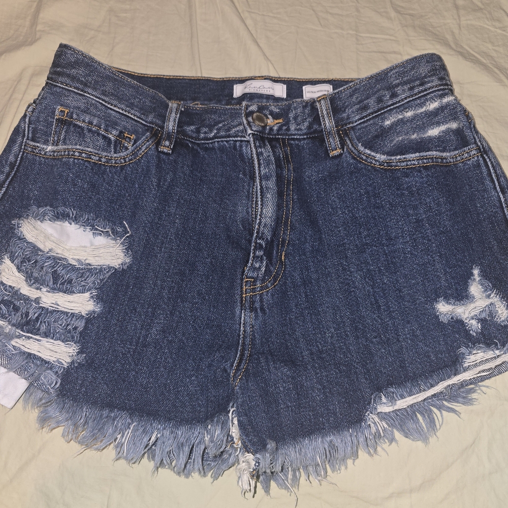 Distressed Kancan Denim Women Shorts